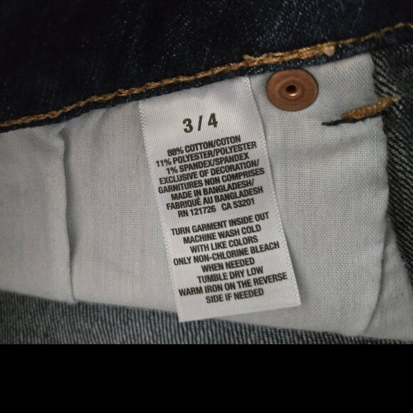 Vintage y2k aeropostale micro mini denim shorts - Picture 4 of 4